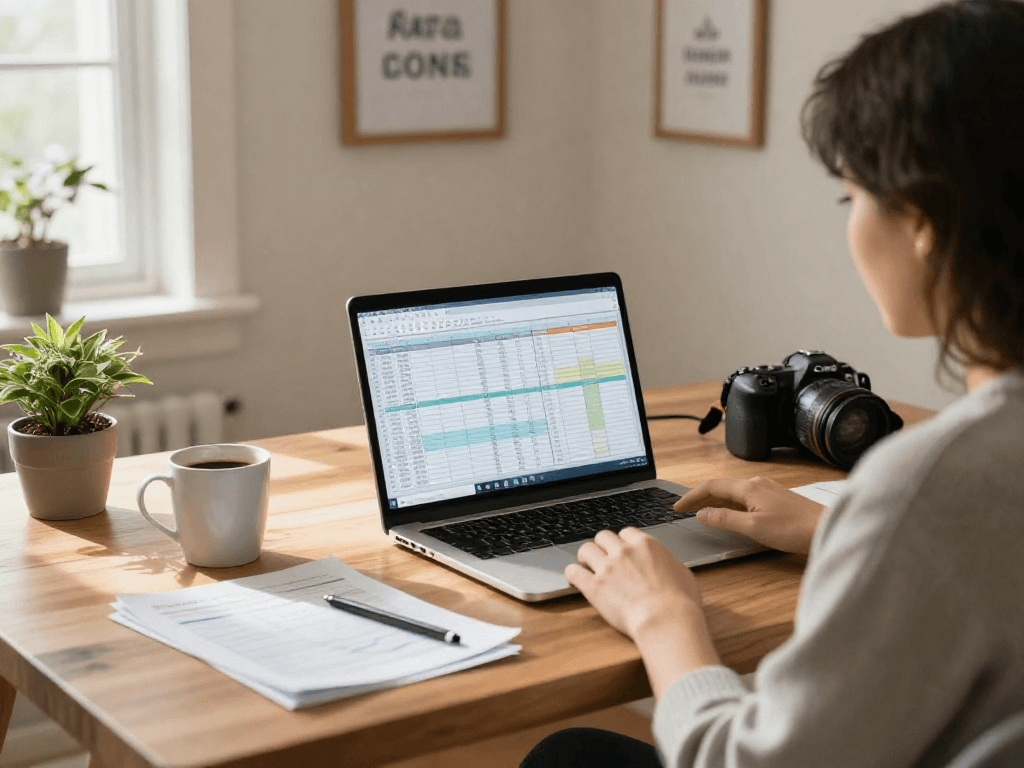 Debt consolidation strategies analyzed in a cozy home office.