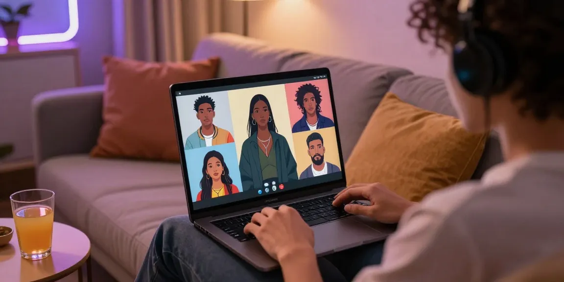 Immersive nsfw ai chat experience with engaging character interactions in a cozy digital setting.